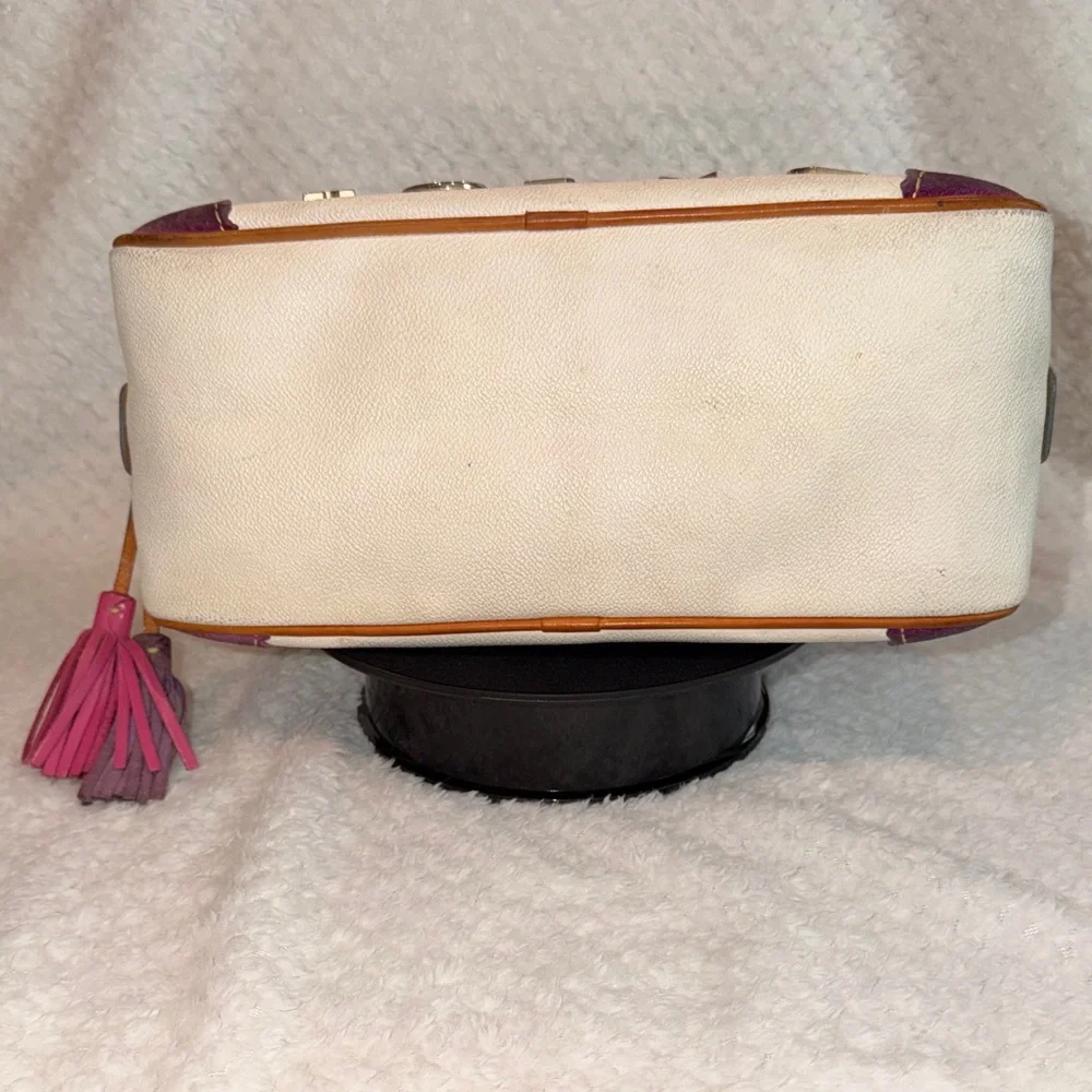 RARE - VINTAGE - Dooney & Bourke Lindsay Lohan #5 Rainbow IT Bag - Picture 7 of 14